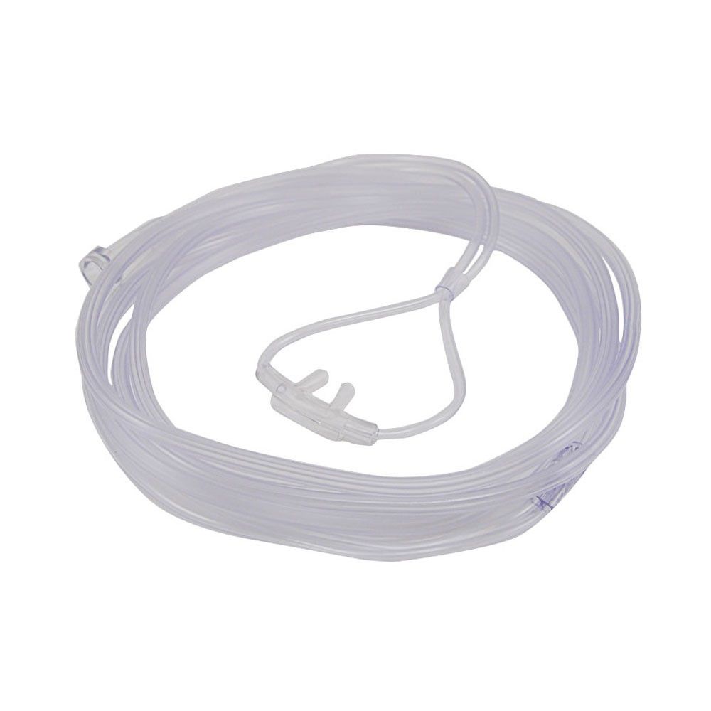 Transparente Sauerstoffbrille mit Nasenkanülen und Schlauch, latexfrei