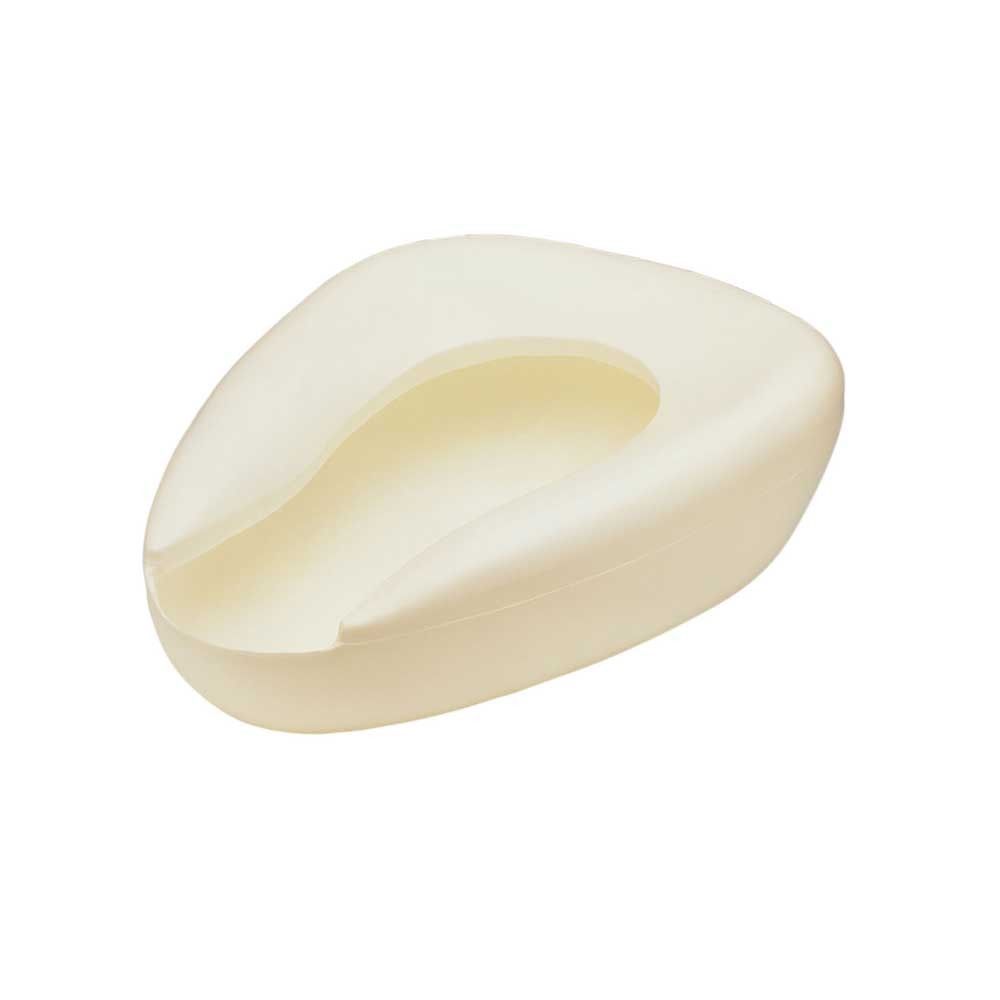 Behrend anatomisches Steckbecken, hellbeige Schale mit Seitenrand