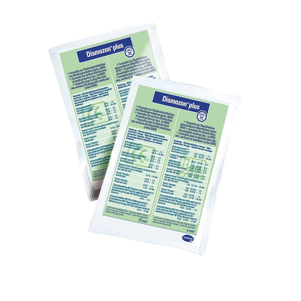 Flächen-Desinfektionsgranulat Dismozon® plus, zwei Beutel
