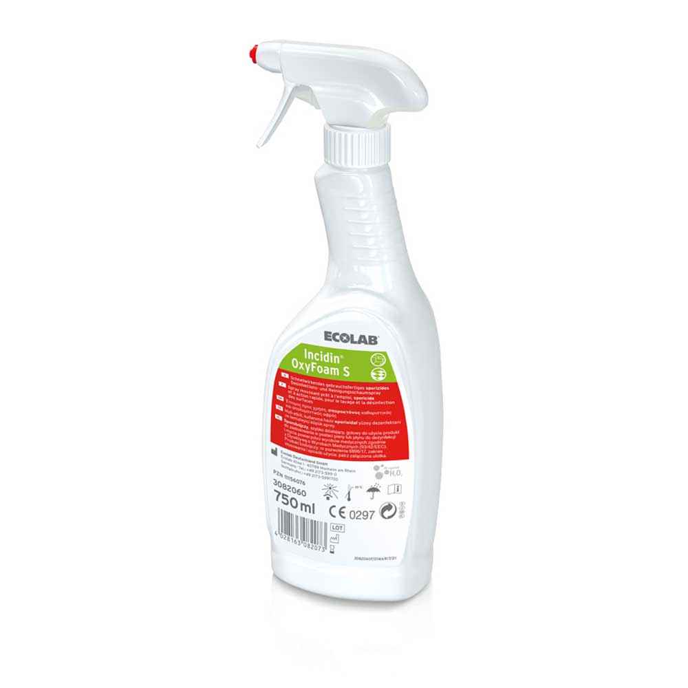 Flächendesinfektion Incidin OxyFoam S, Sprühflasche 750 ml
