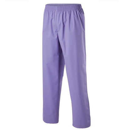 Unisex-OP-Hose in Lila mit Gummizugbund und langem, geradem Bein