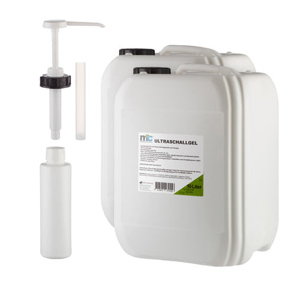 Ultraschallgel 10-Liter Kanister mit Dosierpumpe und Ausgießaufsatz
