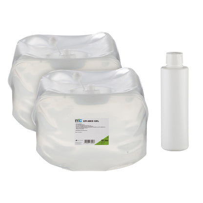 IPL-Kontaktgel für Laser-Haarentfernung, Gelbeutel-Set und weiße Flasche