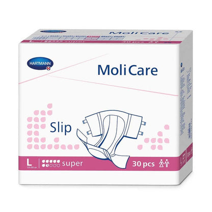 Inkontinenzslip-Box MoliCare Slip super, Größe L, 30 Stück