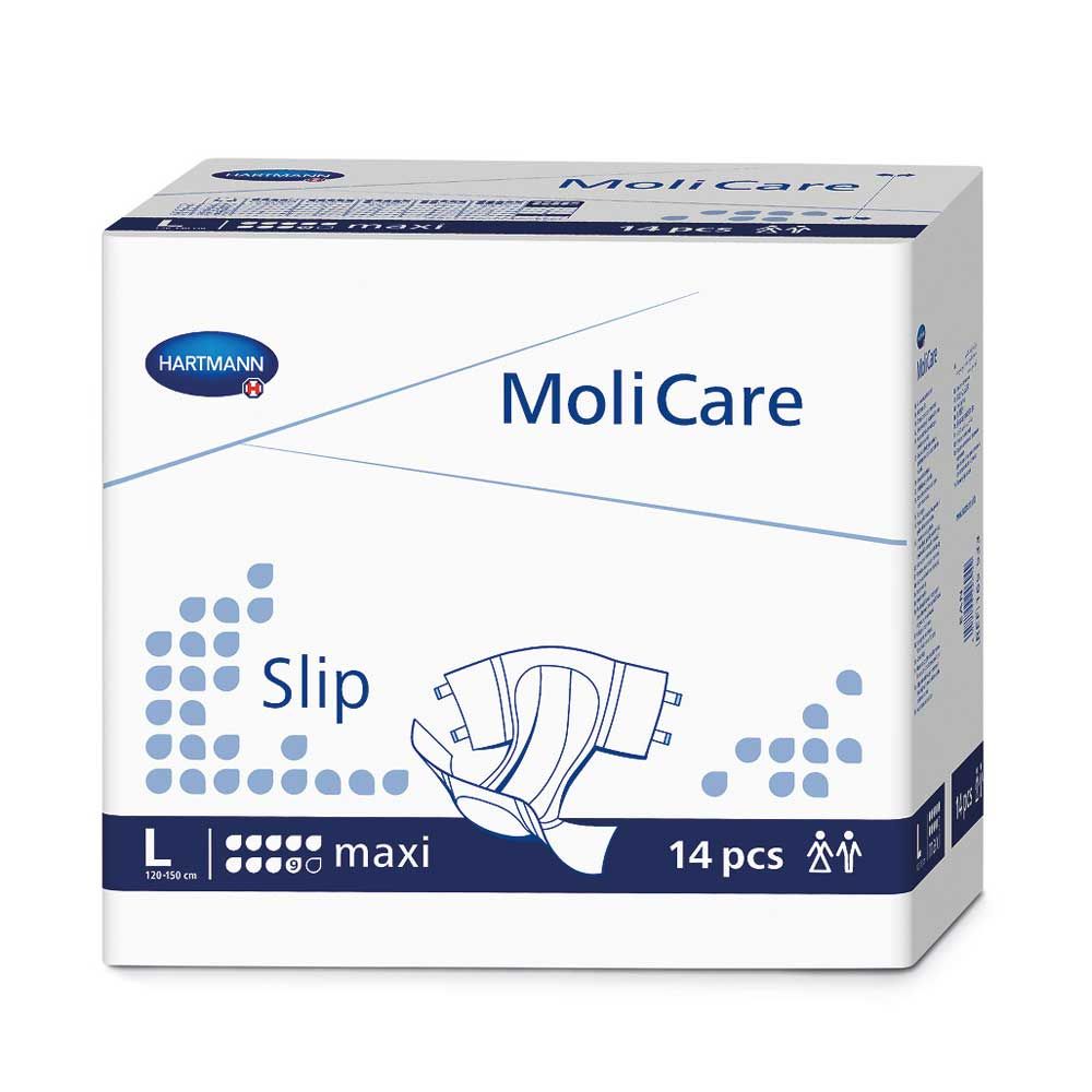 Hartmann MoliCare Slip maxi Inkontinenzslips, Packung Größe L, 14 Stück