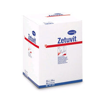 Hartmann Zetuvit® Saugkompressen-Packung 20×20 cm, weiß mit Blau/Orange