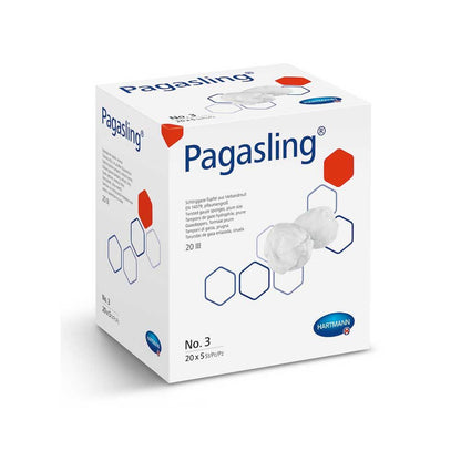 Sterile Schlinggazetupfer Hartmann Pagasling No. 3 im Karton, verpackt