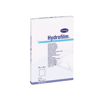 Hartmann Hydrofilm Transparentverband: Packung mit rechteckigen, durchsichtigen Pflastern