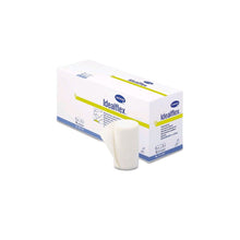 Universalbinde Hartmann Idealflex, weißer Bindenabroller aus der Packung