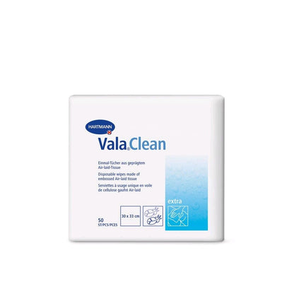 Einmal-Tücher Vala®Clean extra, weiße Packung mit 50 Tüchern