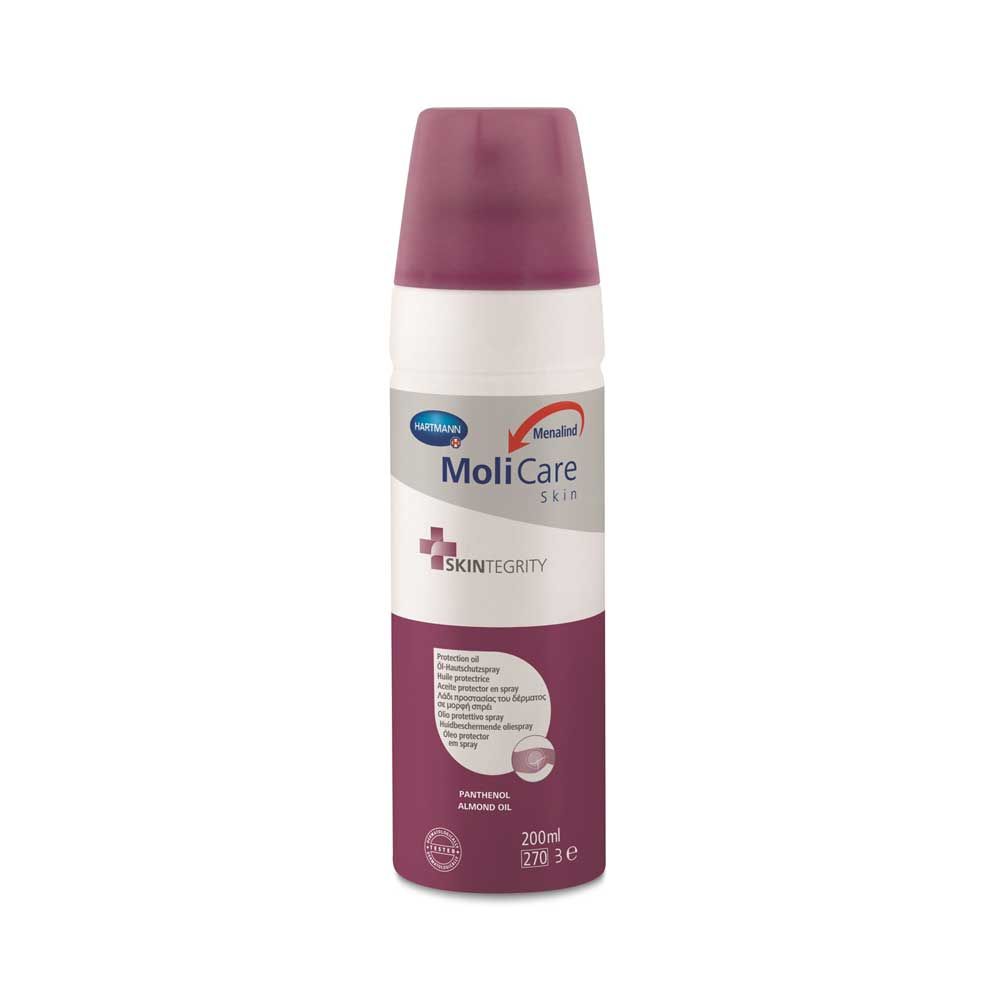 Hartmann Öl-Hautschutzspray MoliCare® Skin, 200 ml in Sprühflasche mit violettem Deckel