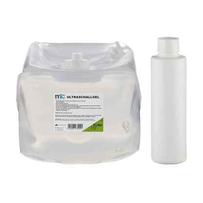 Ultraschallgel-Kanister, 5 Liter, mit separater kleiner Flasche