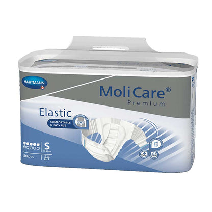 Hartmann MoliCare Premium Elastic Inkontinenzslips, Packung hellblau, Größe S