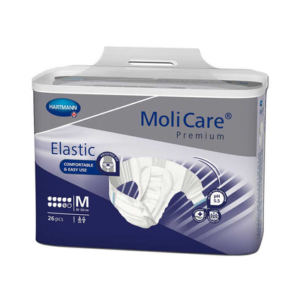 Hartmann MoliCare Premium Elastic Inkontinenzslips, Packung dunkelblau, Größe M