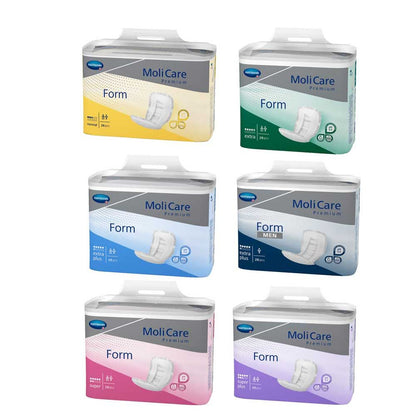 Inkontinenzvorlagen MoliCare Premium Form in mehreren Farben und Ausführungen