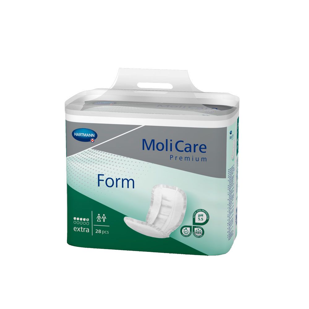 Inkontinenzvorlage MoliCare Premium Form, grün, extra, 28 Stück