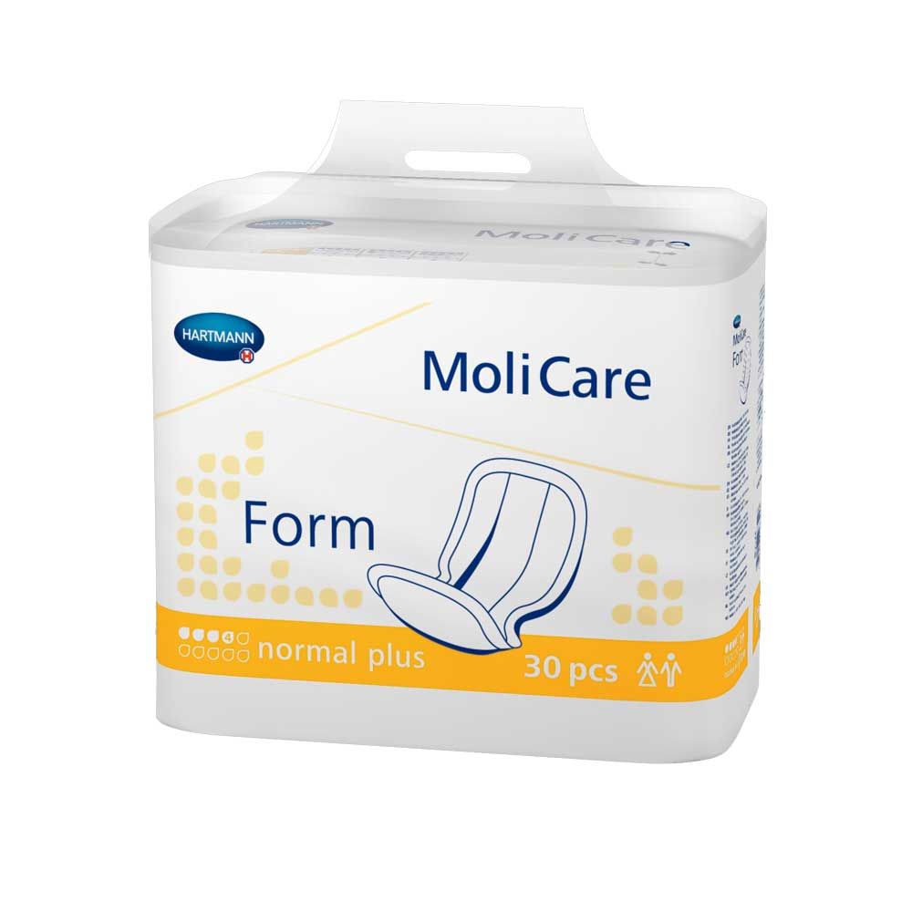 Inkontinenzvorlagen MoliCare Form „normal plus“, 30 Stk., mit Tragegriff