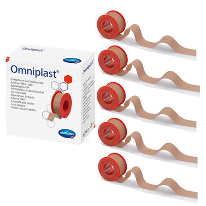 Hartmann Omniplast® Fixierpflaster-Rollen mit Zugband, beige und rot