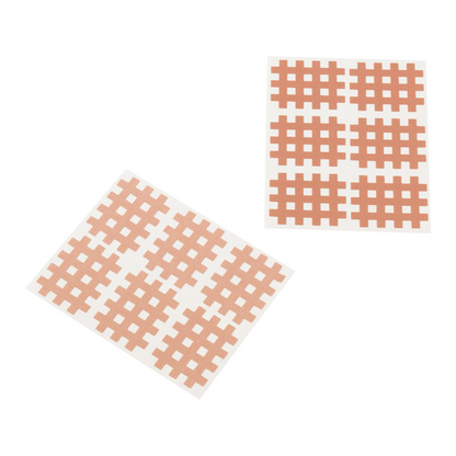 Beige Gitterpflaster mit Kreuzmuster, rechteckig