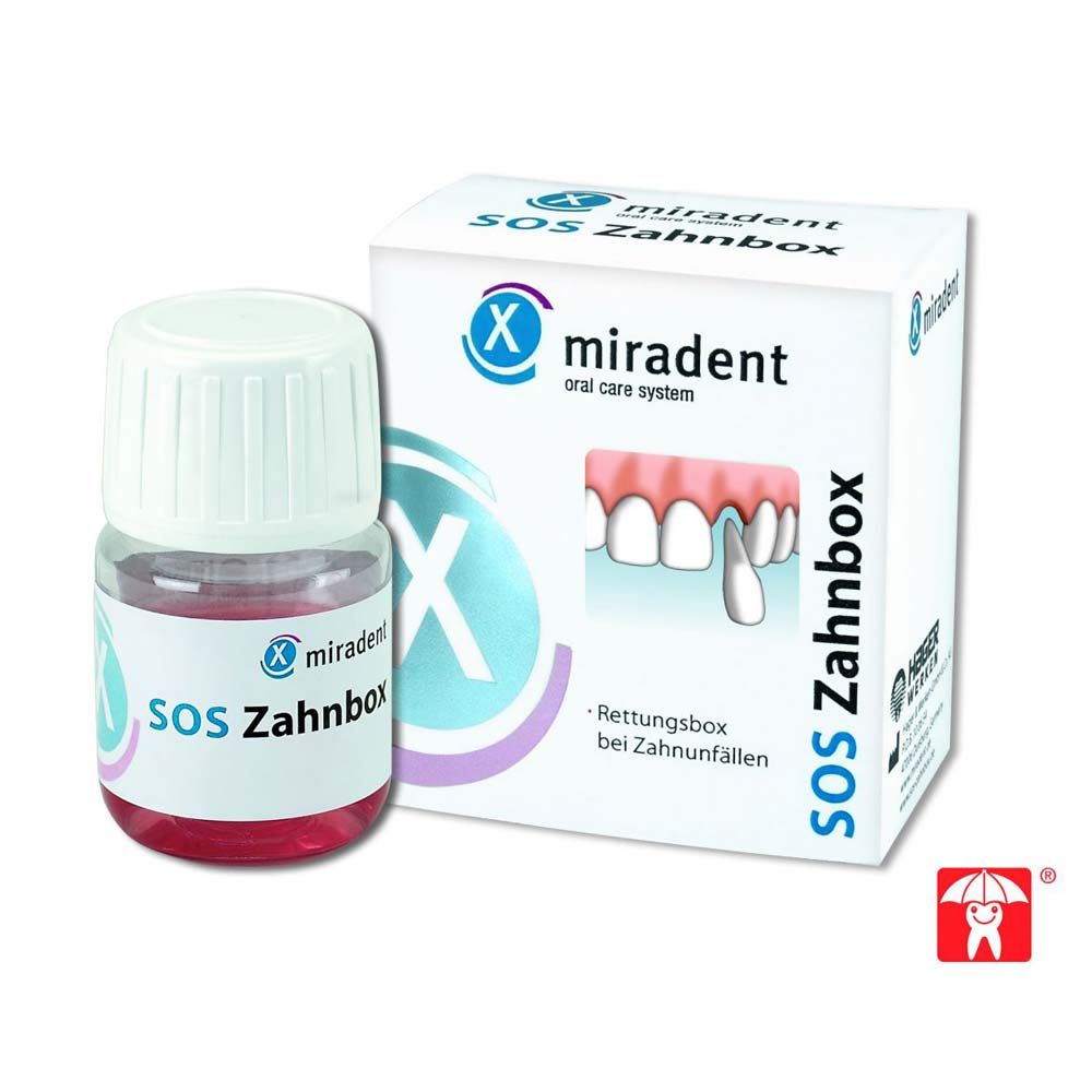Zahnrettungsbox Dentosafe für Zähne, mit Nährlösung, SOS Zahnbox, 48 Std