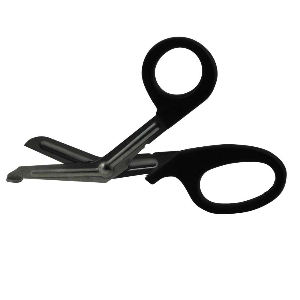 Holthaus M. Universal-Verbandsschere, schwarze Griffe, 19 cm, rostfrei