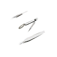 Holthaus Medical Splitterpinzette nach Feilchenfeld, 9 cm, aus Metall, spitze Greifspitzen