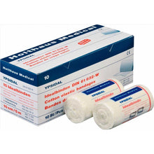 YPSIDAL Idealbinde, elastische Baumwollbinde 10 cm/5 m, mit Klammern in der Packung