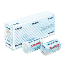 Medizinische Idealbinde in blauer Verpackung mit Schriftzug „Idealbinde“ und Rolle