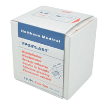 Packung starrer, gelochter YPSIPLAST® Wundpflaster von Holthaus Medical