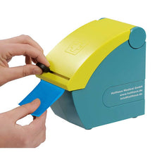 Detektierbare blaue Pflasterrolle in Abroller, SOFT1 – 6 cm x 5 m