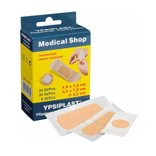 Wasserfeste Ypsiplast Pflasterstrips mit beigem Pad, einzeln verpackt