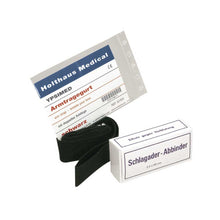Holthaus Medical Schlagader-Abbinder: schwarzes Band, 2,5×80 cm, mit Verpackung