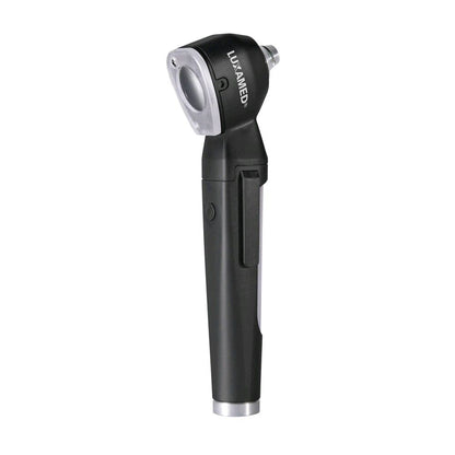 LED-Otoskop, schwarzes Handgerät mit seitlichem Griffbereich