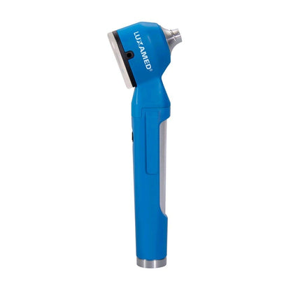 LED-Otoskop mit Metallspitze, blaues Handgerät