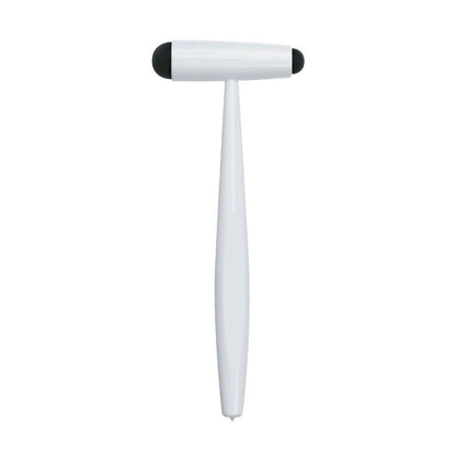 Perkussionshammer in Weiß mit schwarzem Kopf, 230 mm