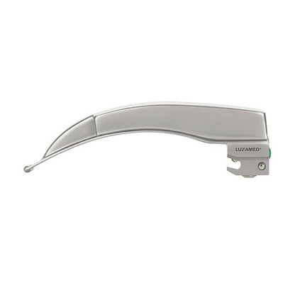 Luxamed Macintosh-Laryngoskopspatel, integrierter Lichtleiter am Schaft, gebogen