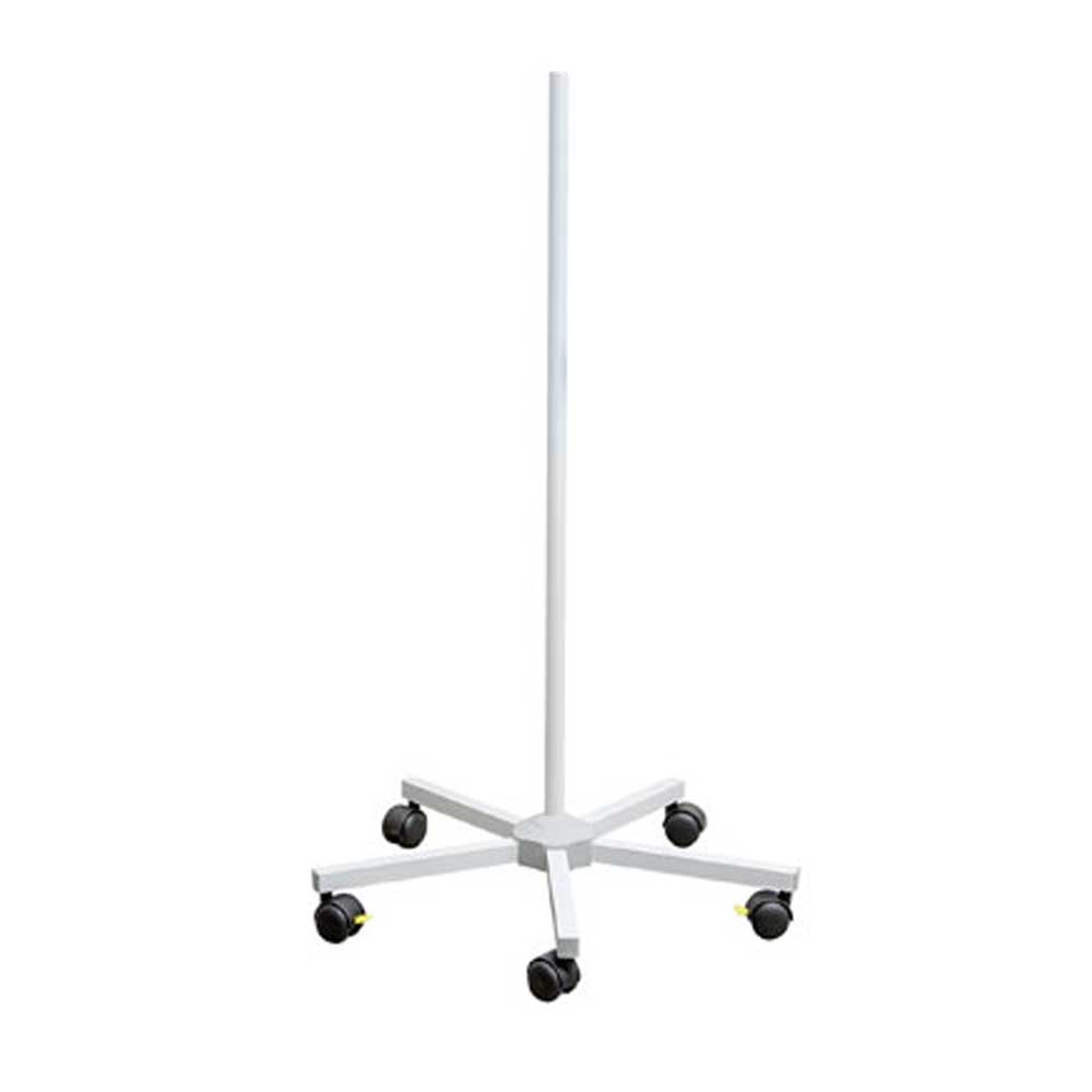 Luxamed 5-Fuß-Stativ für LED-Untersuchungsleuchte, weiß, mit fünf Rollen