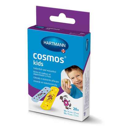 Kinderpflaster-Set Hartmann Cosmos im Umkarton, 20 Stück, zwei Größen