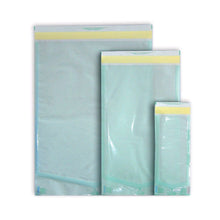 Ratiomed Steri-Beutel, selbstklebend und faltfrei, 130×356 mm, Hellblau, mit Verschlussstreifen