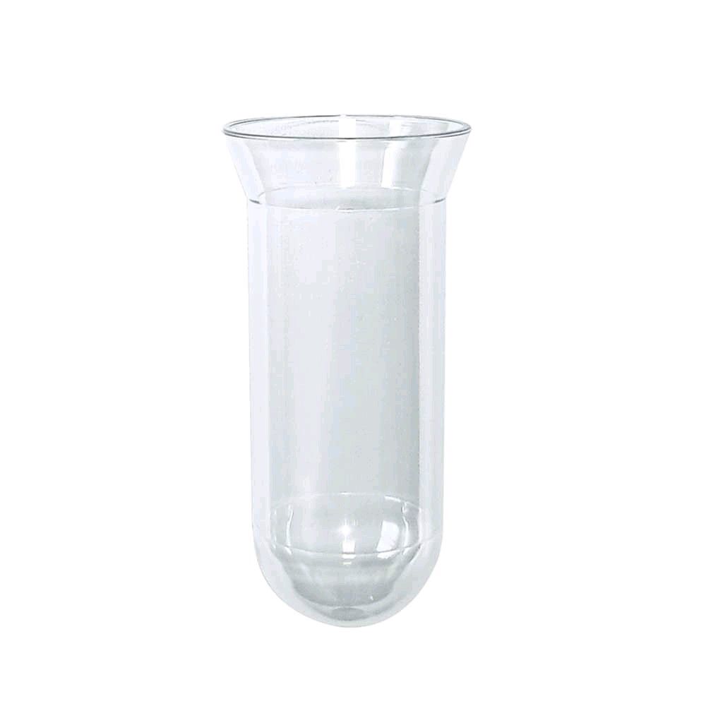 Ratiomed Abtropfglas aus klarem Material, zylindrisch, offen, ohne Halterung