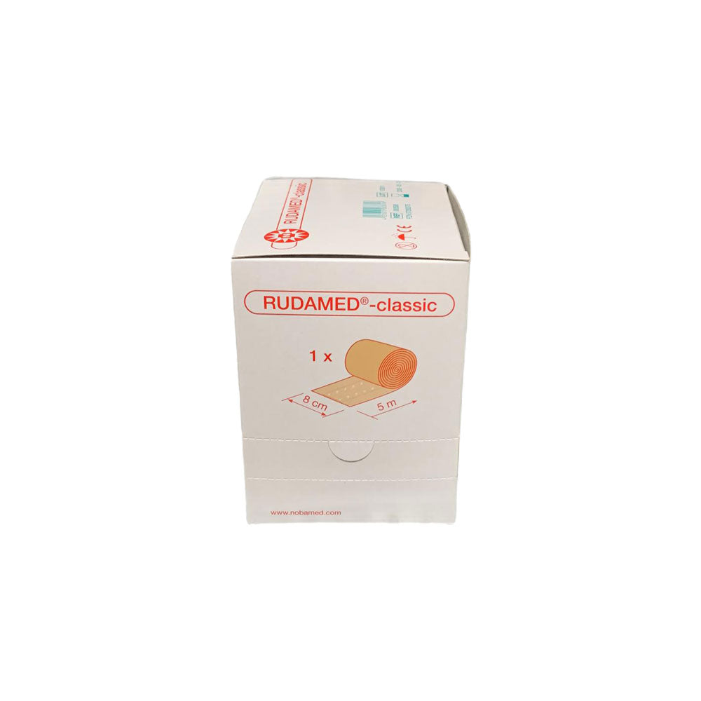Wundschnellverband RUDAMED®-classic, Faltschachtel mit 1×7 cm und 5 m