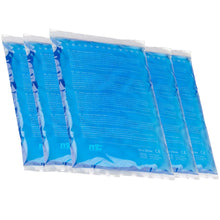 5 Gel-Kalt-/Warm-Kompressen, 16×26 cm, blaue Kompressen im Schutzbeutel