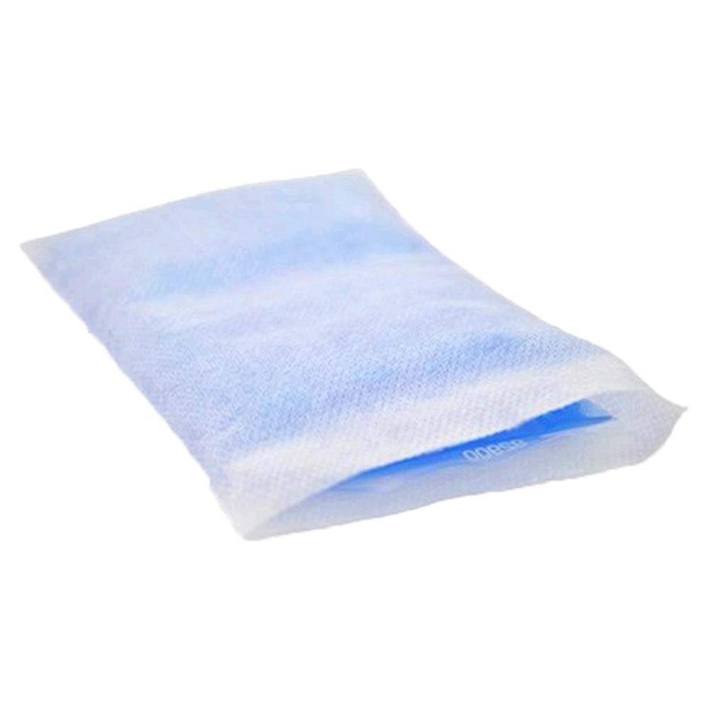 Kalte-warme Gel-Kompressen in Vlieshülle, hellblau, gefaltet, 13×14 cm