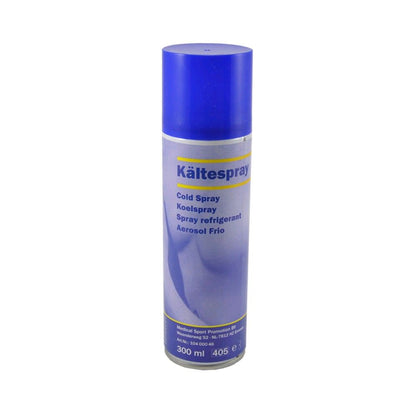 MC24 Kältespray-Dose, 300 ml, blauer Deckel und Seitenansicht