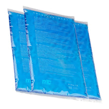 Kalt-Warm-Gelkompressen, mikrowellengeeignet, blau, 21x38 cm, 3 Stück (Folienbeutel)