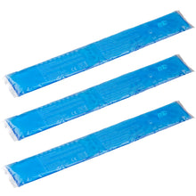 3 blaue Gel-Kompressen, Kalt/Warm, mikrowellengeeignet