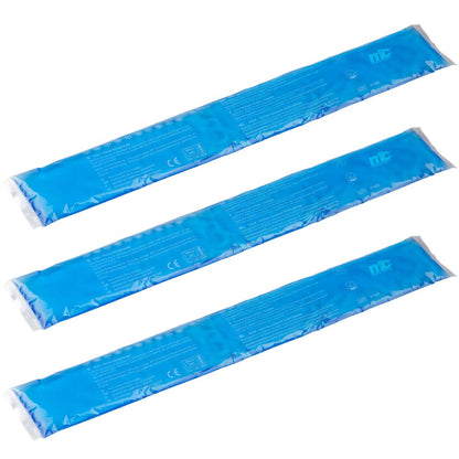 3 blaue Gel-Kompressen, Kalt/Warm, mikrowellengeeignet