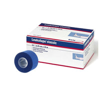 BSN medical Leukotape classic Tapeverband, blaue Rollen in Kartonpackung, 12 Stück