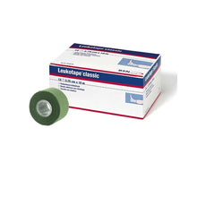 Leukotape classic Tapeverband: grüne Klebeband-Rolle mit Packung
