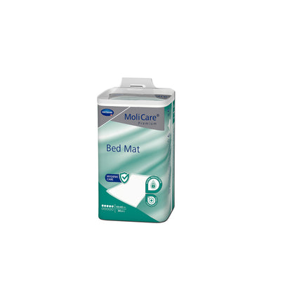 Inkontinenz-Bettunterlage MoliCare Premium Bed Mat Packung, Vorderansicht